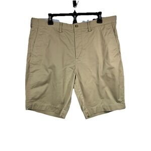 Polo Ralph Lauren Chino Shorts 36 Khaki Stretch Twill Old Money Quiet Luxury